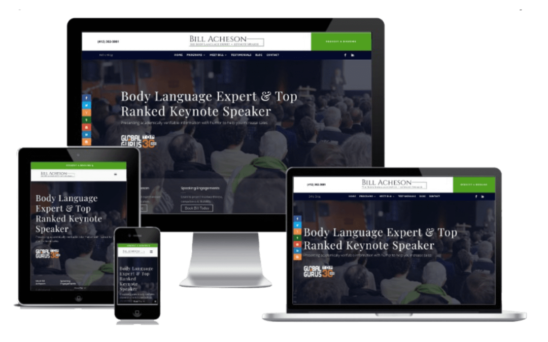 Keynote Speaker Web Design