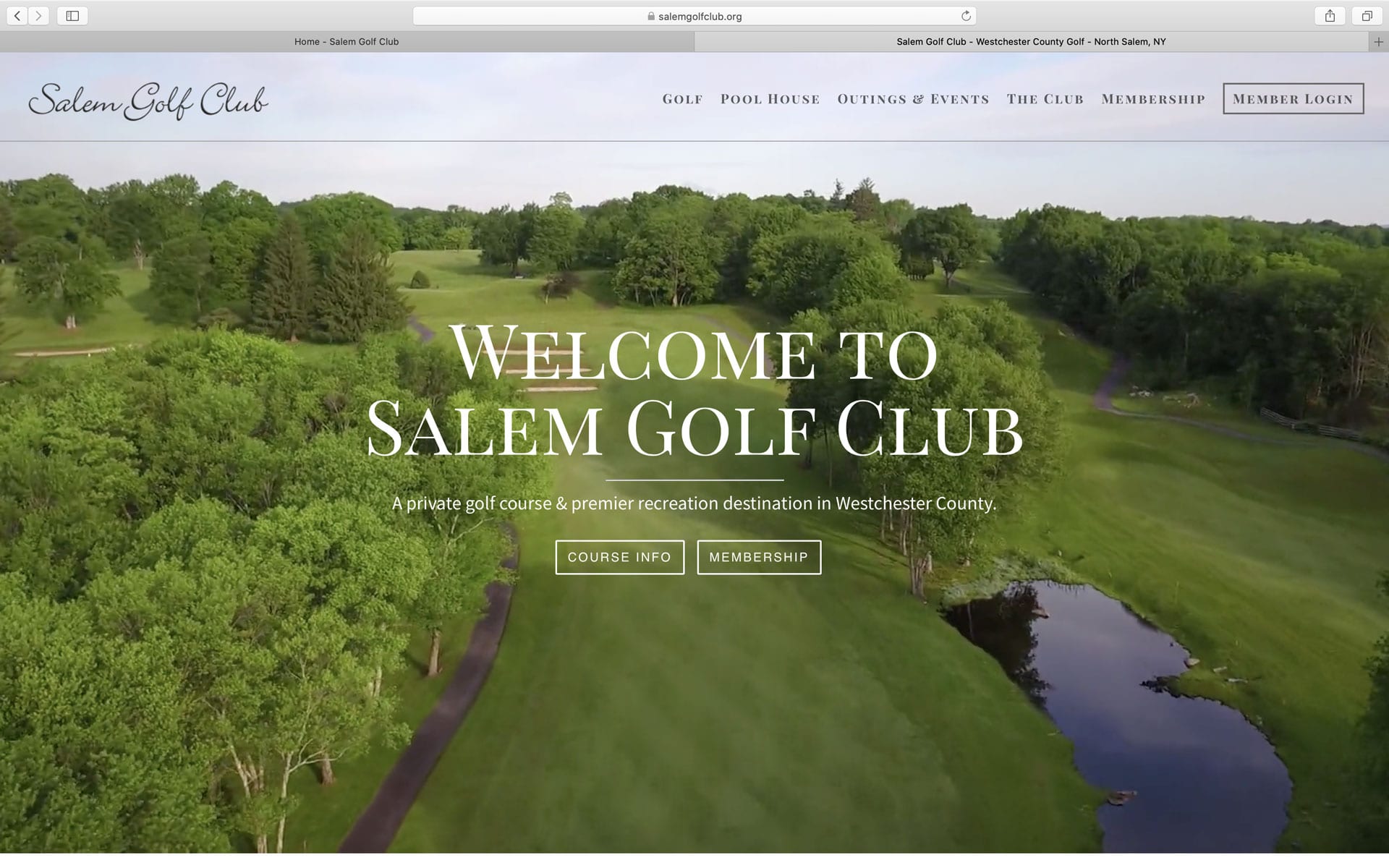 Golf Course Web Design North Salem, NY