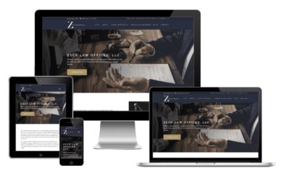 Lawyer Website Redesign – Zeck Law