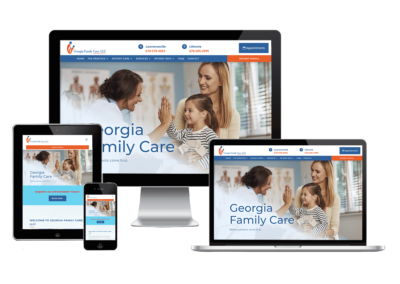 Georgia Family Care Website Design