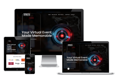 Virtual Events Website Design NYC