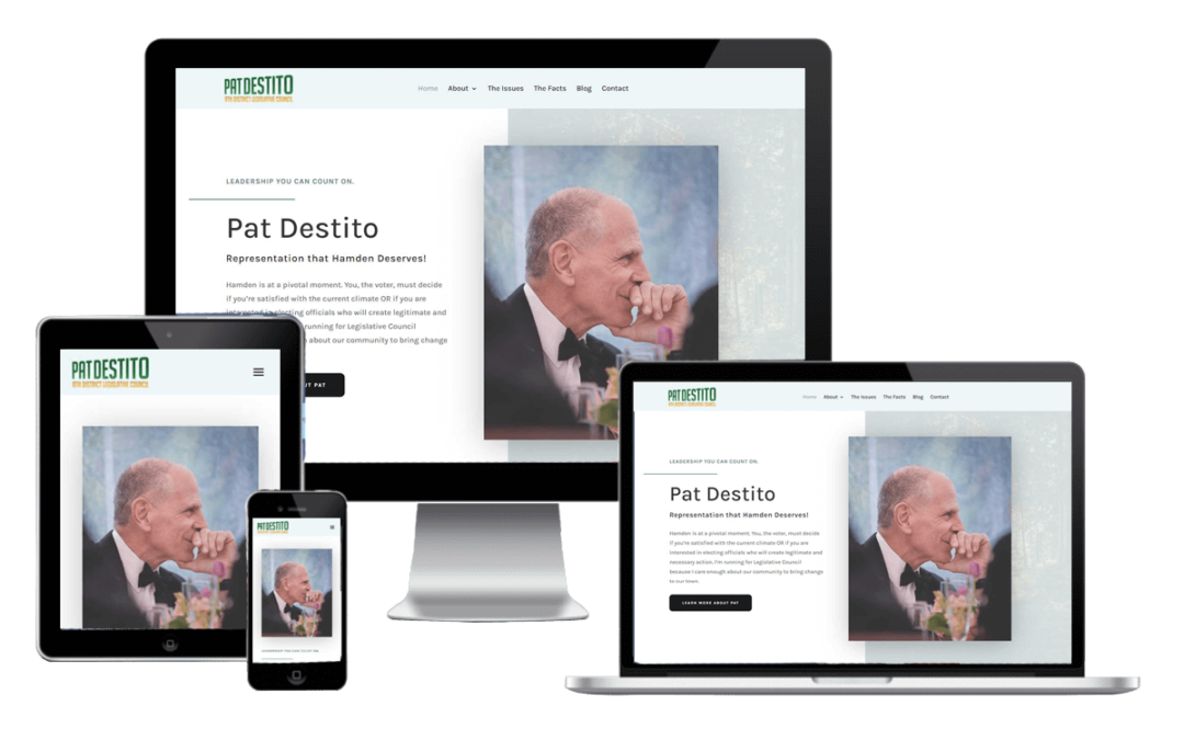 Politician Website Design