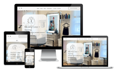 High End Beauty Salon Website Design