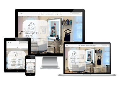 High End Beauty Salon Website Design