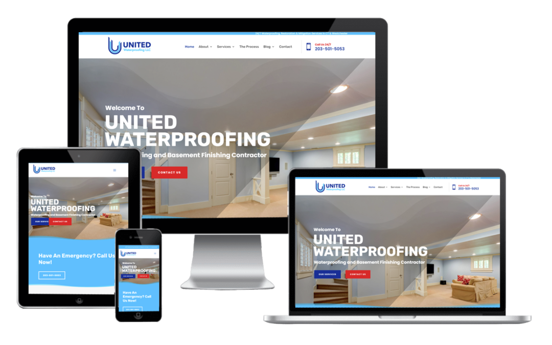 United Waterproofing Website Design